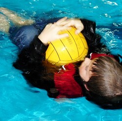 backstroke swim pool